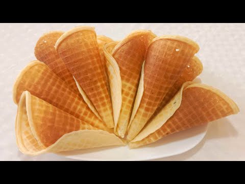 Видео: Вафельные трубочки Хрустящие, Вкусные. Потрясающе вкусный десерт.