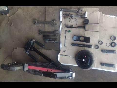 Видео: Kugoo s2 ремонт перед эксплуатацией. Цена в рублях зарядки с 30 V до полной.