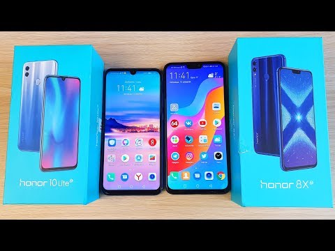 Видео: HONOR 10 LITE VS HONOR 8X - ЧТО ВЫБРАТЬ? СРАВНЕНИЕ!