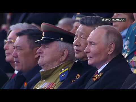 Видео: Полное видео Парада Победы в честь 80-й годовщины Победы в ВОВ на Красной площади в Москве#9мая2025