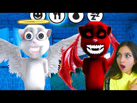 Видео: ГОВОРЯЩИЙ КОТ ХУАН АНГЕЛ И ДЕМОН 😱 ОБНОВЛЕНИЕ с КОШКОЙ АНЖЕЛА Talking Juan