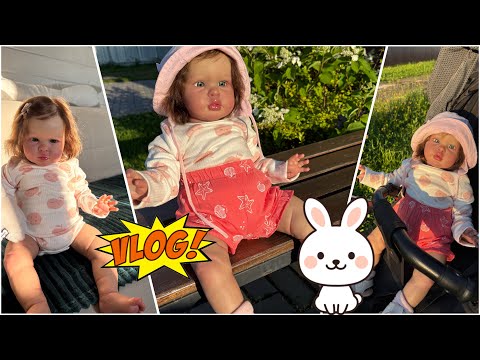 Видео: Vlog: Прогулка с реборном Молли. Собираем крыжовник. Она уснула?!😱
