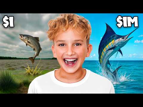 Видео: Рыбалка $1 против $1 000 000!