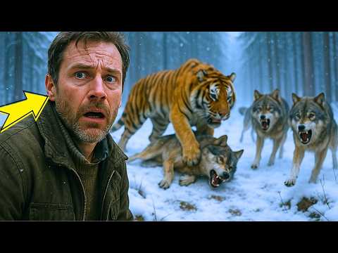 Видео: ОН КОГДА-ТО СПАС ТИГРА… А СПУСТЯ ГОДЫ ТИГР СПАС ЕГО ОТ ВОЛКОВ