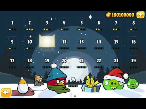 Видео: Angry Birds Seasons Эпизод Season’s Greedings: С первым свином, снег! (Прохождение игры №6)