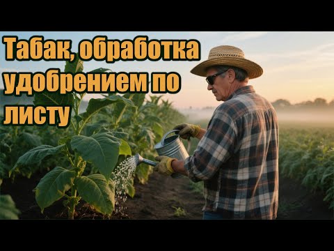 Видео: Обзор ТАБАКА после обработки удобрением по листу |Июль 2025 года