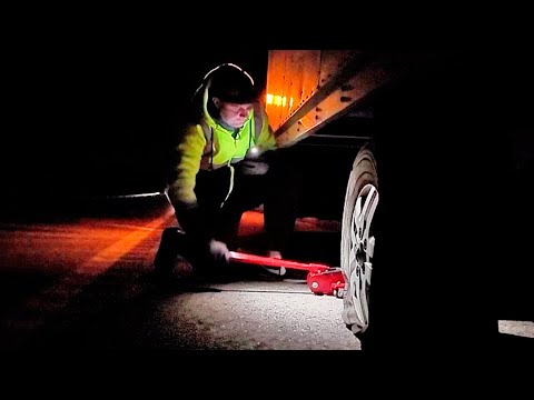 Видео: Уехал в РЕЙС на НОВОМ ТРАКЕ в Америке - Что может произойти? Зима в США.