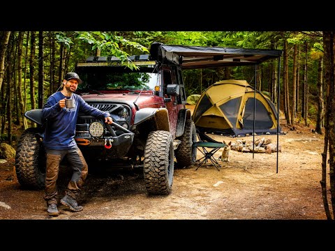Видео: Джип-кемпинг Overland с купольной палаткой — Часть 1