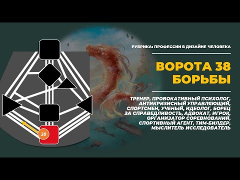 Видео: ПРОФЕССИИ 38 ВОРОТ БОРЬБЫ || Дизайн Человека || Лившиц Лев