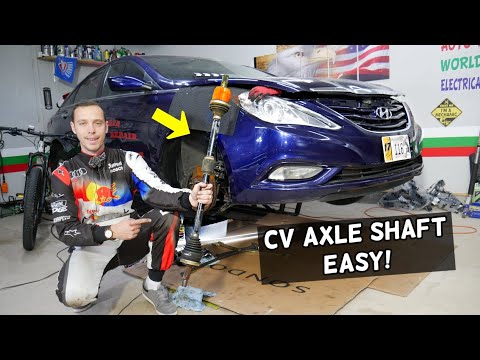 Видео: ЗАМЕНА ПЕРЕДНЕГО ВАЛА ШРУСа на Hyundai Sonata Elantra Accent Santa Fe Tucson Veloster