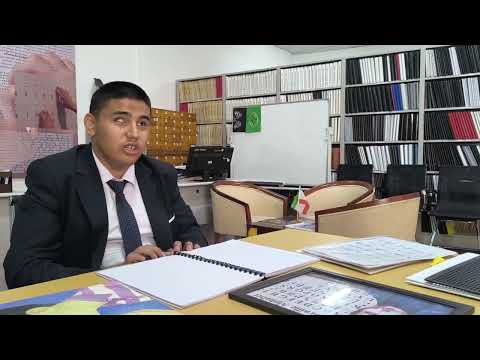 Видео: Зоҳидҷон Урунов. Иштирокчии нобинои озмуни “Донандаи беҳтарини асарҳои пешвои миллат”