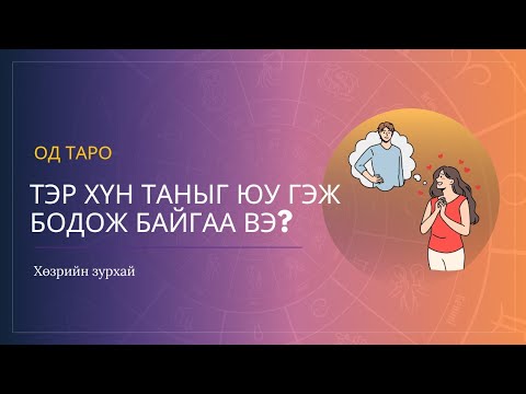 Видео: Тэр хүн таныг юу гэж бодож байгаа вэ?