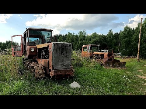Видео: СТАРИЧОК ИЗ СОВЕТСКОГО СОЮЗА В ДЕЛЕ дискование на ДТ 75, Не все на КИРОВЦЕ кататься