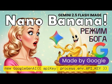 Видео: Nano Banana: РЕЖИМ БОГА активирован! Gemini 2.5 Flash Image: эксклюзивный блокнот