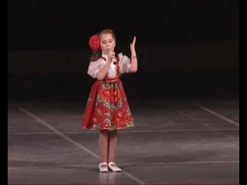 Видео: Полина Чиркина (7 лет) – «Маков цвет» (февраль 2012)