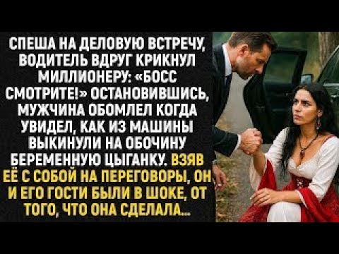 Видео: Спеша на деловую встречу, водитель вдруг крикнул миллионеру_ «Босс смотрите!» Остановившись