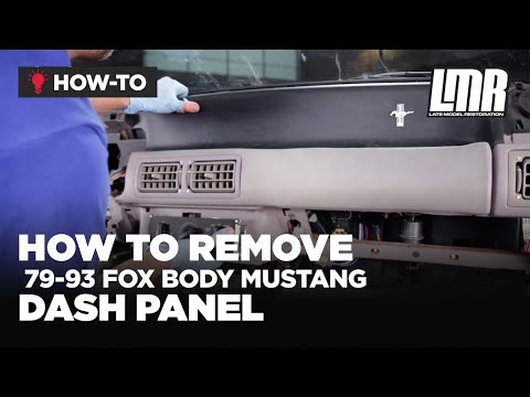 Видео: Как снять приборную панель Fox Body | Mustang 1979-1993