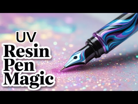 Видео: #86 УФ-смоляные ручки с чернилами /зажим для кошелька, ракушки, блестки и многое другое