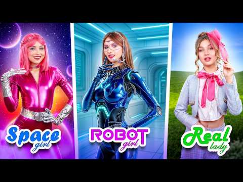 Видео: Девушка Робот vs Девушка Космос vs Настоящая Леди! Драма со Свиданиями в Tim Tin High