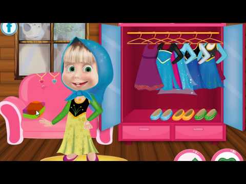 Видео: Прохождение игры. Маша в Стиле Холодное Сердце. Подборка. Компиляция. Маша и Медведь.