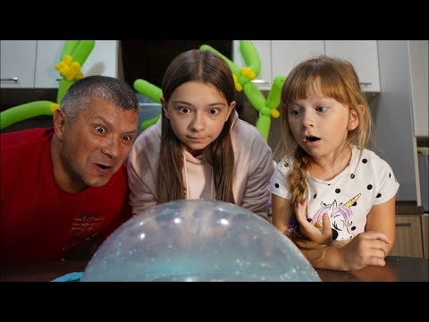 Видео: ЧЕЛЛЕНДЖ С ВОЗДУШНЫМИ ШАРИКАМИ! ЧЕЙ СЛАЙМ КРУЧЕ?!