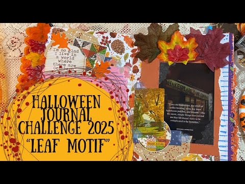 Видео: Журнал-челлендж на Хэллоуин 2025 ~ «Мотив листьев»