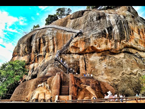 Видео: Сигирия, Шри-ланка | Sigiriya, Sri Lanka.Львиная скала