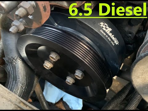 Видео: FluidAmpr и шкив Leroy---- 6.5 Модернизация дизельного двигателя