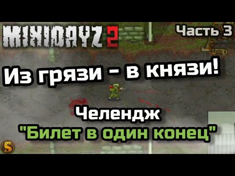 Видео: ЧЕЛЕНДЖ "БИЛЕТ В ОДИН КОНЕЦ' ЧАСТЬ 3 - MINI DAYZ 2