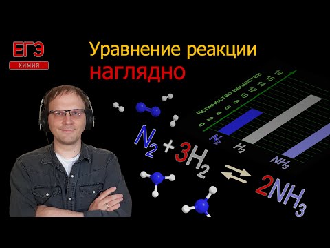 Видео: Стехиометрическое уравнение реакции наглядно || Химия || ЕГЭ