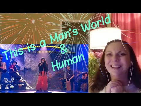 Видео: Diana Ankudinova REACTION (This is a Man's World & Human)Диана Анкудинова