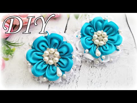 Видео: НЕОЖИДАННО😍ОБЫЧНАЯ КАМЕЛИЯ ПРЕВРАЩАЕТСЯ В ОРИГИНАЛЬНЫЙ ЦВЕТОК ИЗ ЛЕНТ