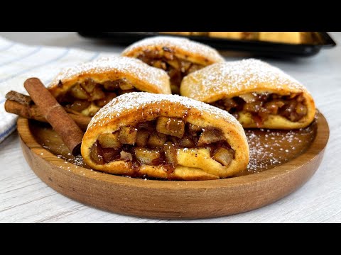 Видео: Вместо Шарлотки и Штруделя! Много начинки! Печенье "Особое" ! Ну очень Вкусное Яблочное печенье