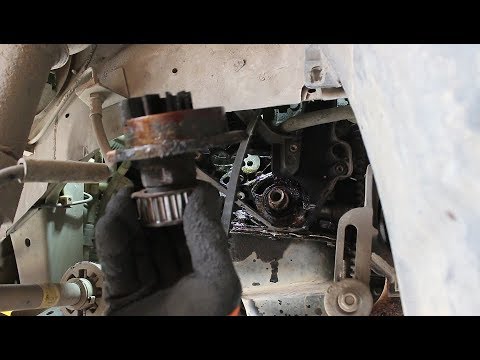Видео: Замена ремня ГРМ помпы и термостата на Daewoo Nexia 1,5 Дэу Нексия 2003 года  2часть