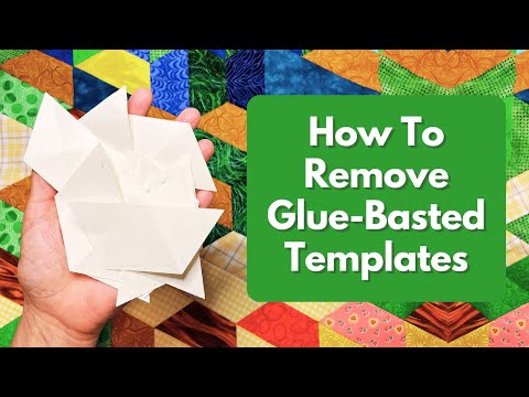 Видео: Как удалить остатки клея из английской бумажной заготовки