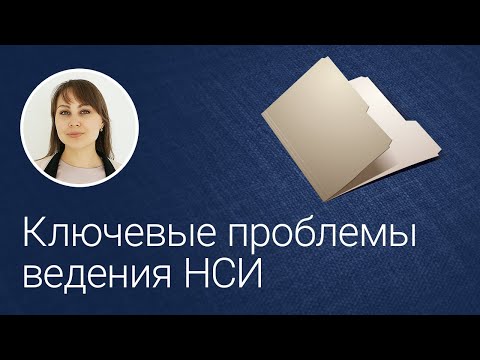 Видео: Ключевые проблемы ведения НСИ