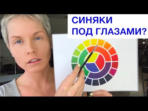 Видео: Анна Измайлова "Синяки" под глазами. Колористика: как выбрать консилер