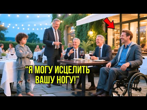 Видео: Миллиардер В Шутку Предложил Бездомному Мальчику МИЛЛИОН, Если Он Поставит Его На Ноги...