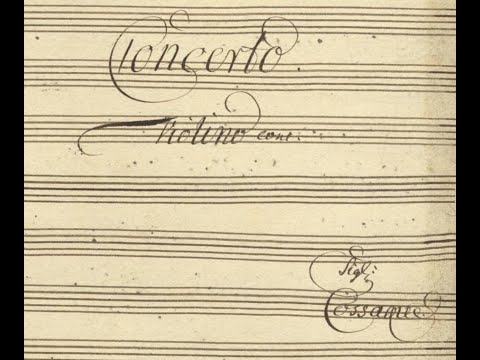 Видео: Синьор Казак (Тимофей Белоградский?) Концерт для скрипки и струнных / Солисты Екатерины Великой