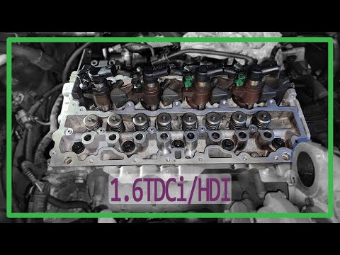 Видео: Головка блока цилиндров в сборе 1.6 TDCi / 1.6 HDI
