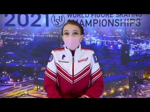 Видео: Реакция Анны Щербаковой на оценки судей