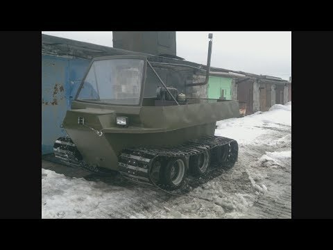 Видео: Строительство гусеничного вездехода Ондатра