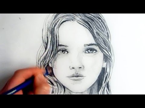 Видео: Как рисовать женское лицо: шаг за шагом