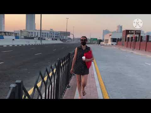 Видео: Holiday Inn Express-Internet City,пошли утром на пляж Al Sufouh