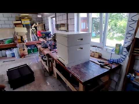 Видео: Тест Пресс-форм. Результат готовий вулик 12 рамок ППУ))