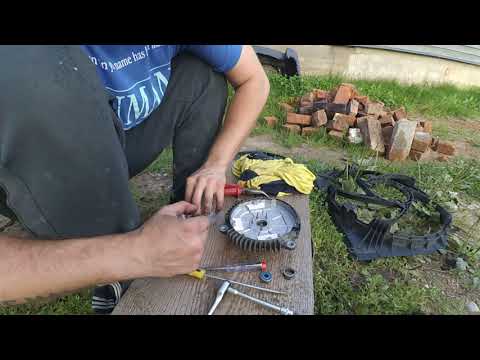 Видео: Замена подшипников в вентиляторе системы охлаждения BMW X3 E83 2.0D