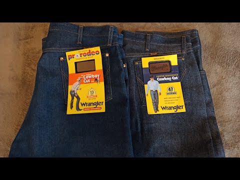 Видео: Джинсы wrangler 13-47 сравнение 47 13