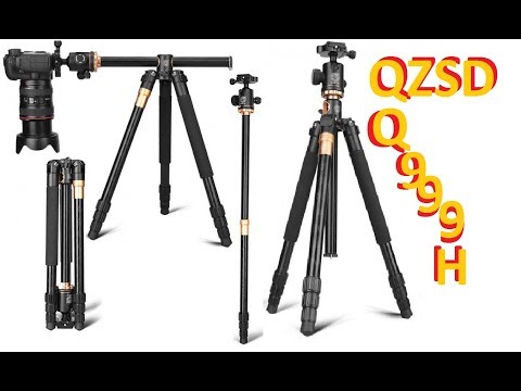 Видео: Штатив QZSD Q999H Многофункциональный трипод для фото и видео камер