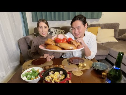 Видео: Японские парни не готовят? Готовим Рождественский ужин | Vlogmas #6