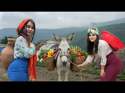 Видео: Посмотрите, как девушки-кочевницы готовят из мяса и молока! Узнайте сельские лайфхаки!